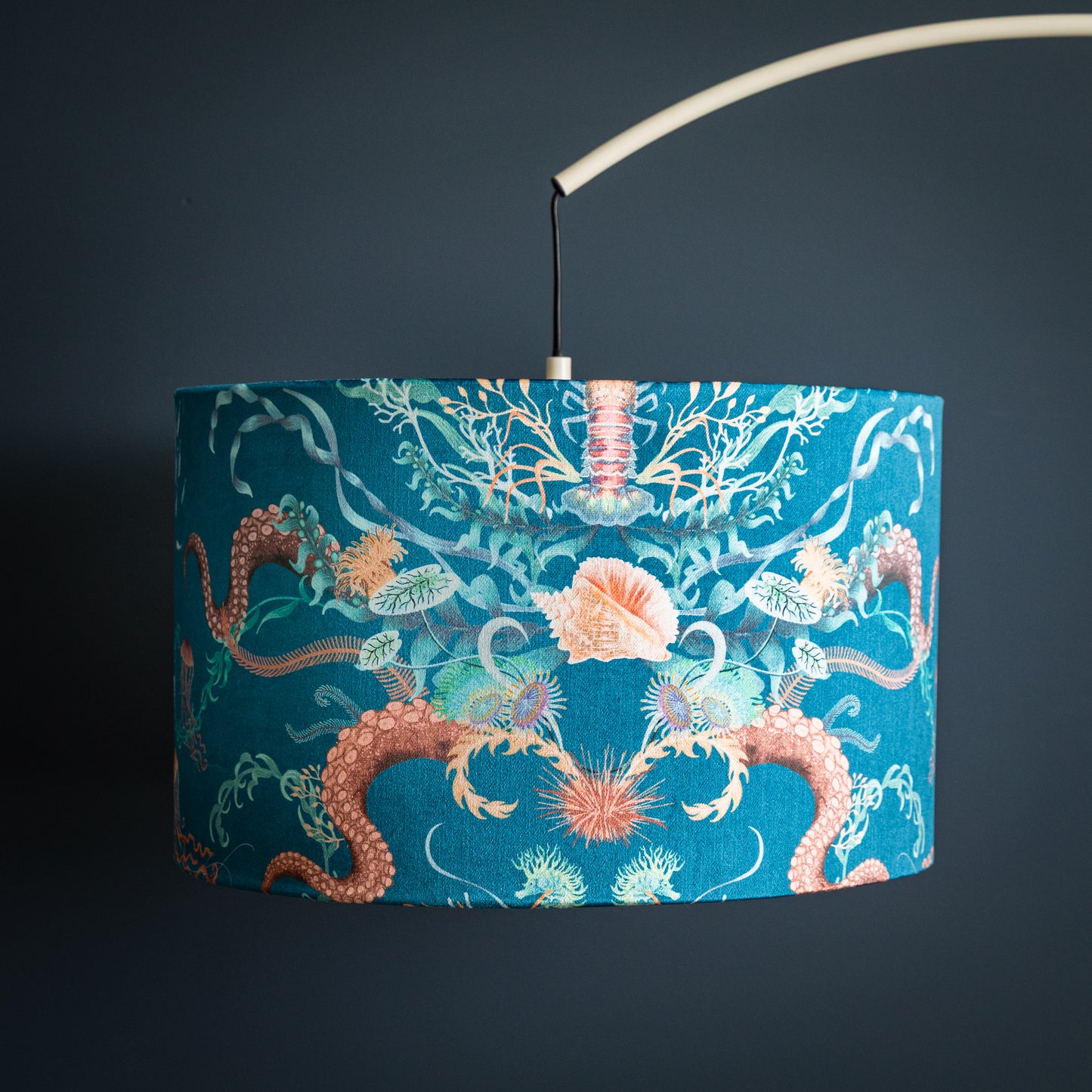 Becca Who Ocean Treasures Blue Bay - 40cm Drum Lampshade