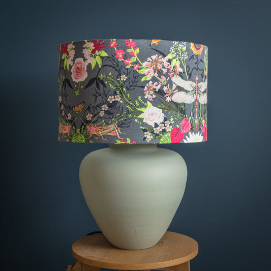 Garden Treasures in Steel - 40cm Drum Lampshade