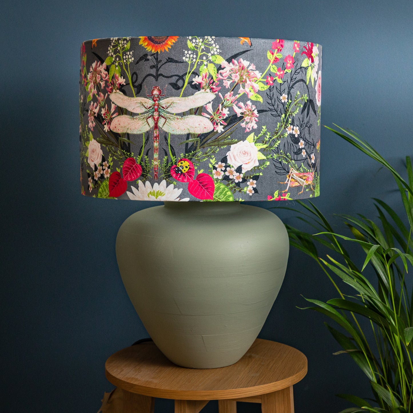 Garden Treasures in Steel - 40cm Drum Lampshade
